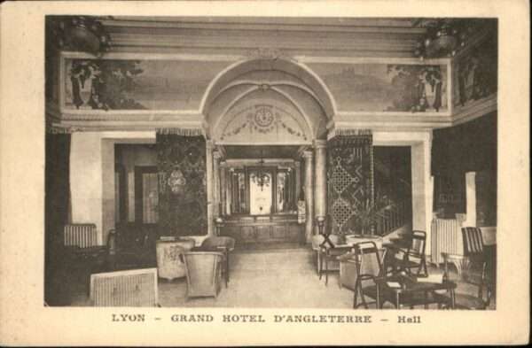 Lyon France Lyon Grand Hotel Angleterre Hall
