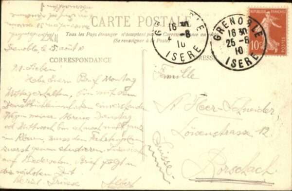 Grenoble Place Victor-Hugo Chaine Alpes – Bild 2
