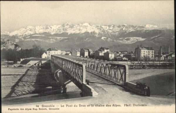 Grenoble Pont Drac Chaine Alpes