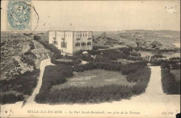 Belle-Ile-en-Mer Fort Sarah-Bernhardt Terrasse