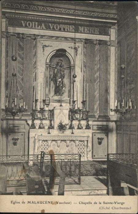 Malaucene Vaucluse Eglise Chapelle Sainte-Vierge