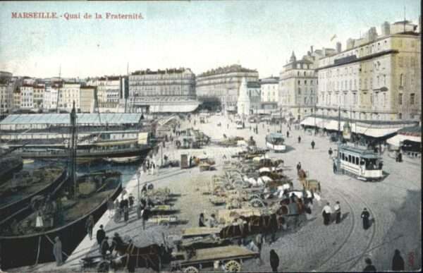Marseille Bouches-du-Rhone Marseille Strassenbahn Quai Fraternite