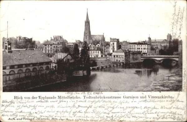 Metz  57 Moselle Metz [Stempelabschlag] Esplanade Mittel