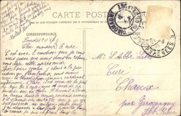 Lourdes Hautes Pyrenees Lourdes Basilique Pic de Jer – Bild 2