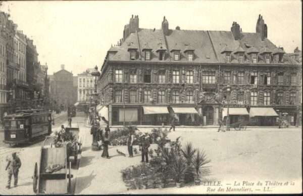 Lille Nord Lille Strassenbahn Place Theatre Rue Ma