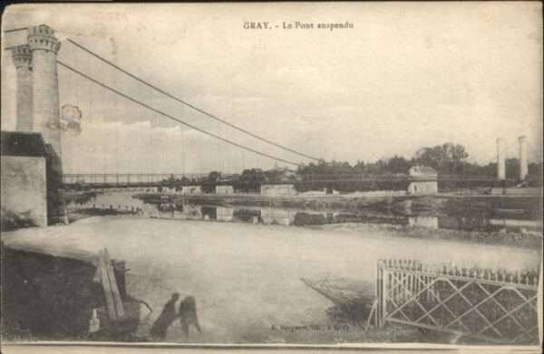Gray Haute Saone Pont Suspendu