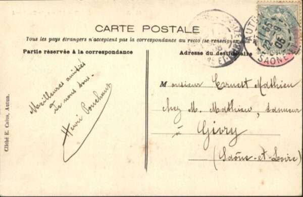 Autun Antique Pierre Couhard – Bild 2