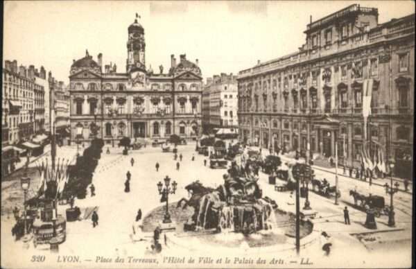 Lyon France Lyon Place Terreaux Hotel de Ville Pala