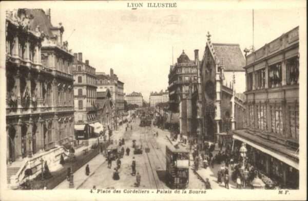 Lyon France Lyon Strassenbahn Place Cordeliers Pala
