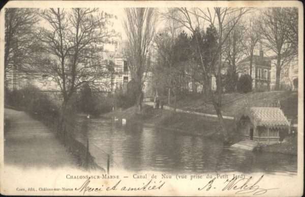 Chalons-en-Champagne Marne Canal Nau