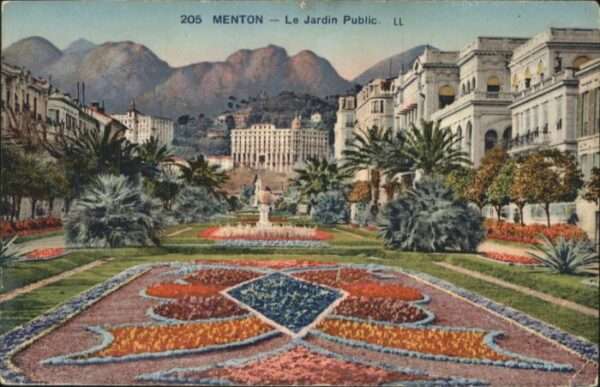 Menton Alpes Maritimes Menton Jardin Public