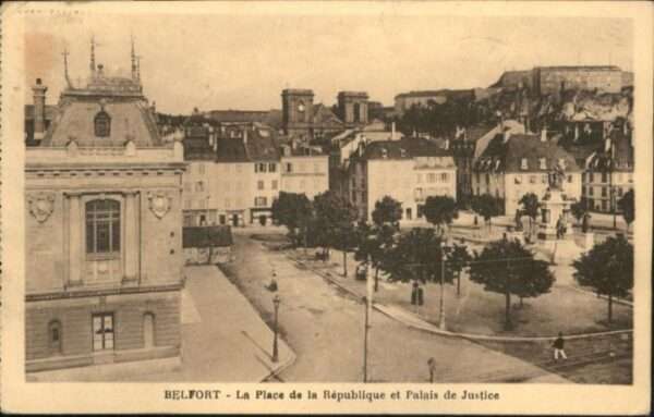 Belfort Alsace Belfort Place Republique Palais Justice