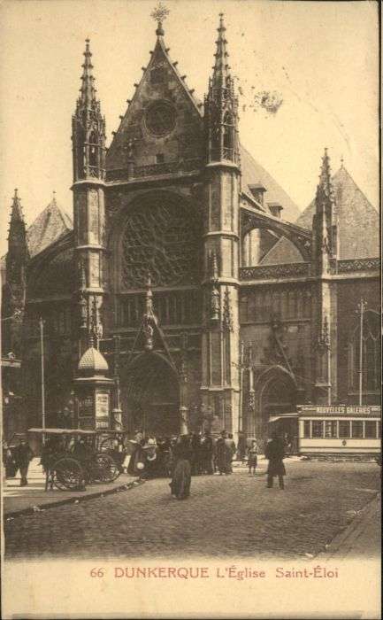 Duenkirchen Dunkerque Dunkerque Strassenbahn Eglise Saint-Elo