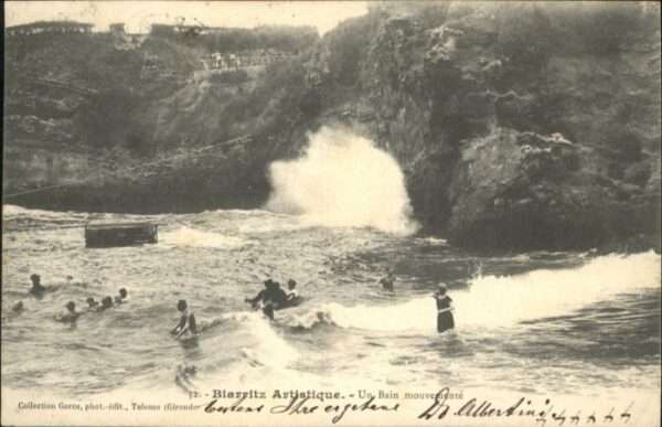 Biarritz Pyrenees Atlantiques Biarritz Bain Mouvemente