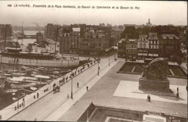 Le Havre Place Gambetta Bassin Commerce Bassin R