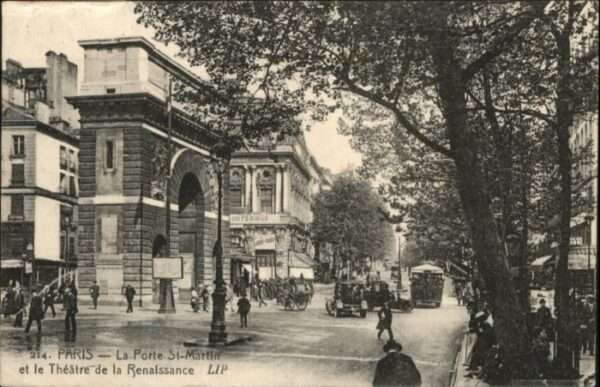 Paris Porte St. Martin Theatre Renaissance