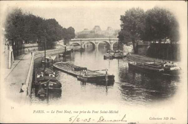 Paris Pont Neuf Pont Saint-Michel