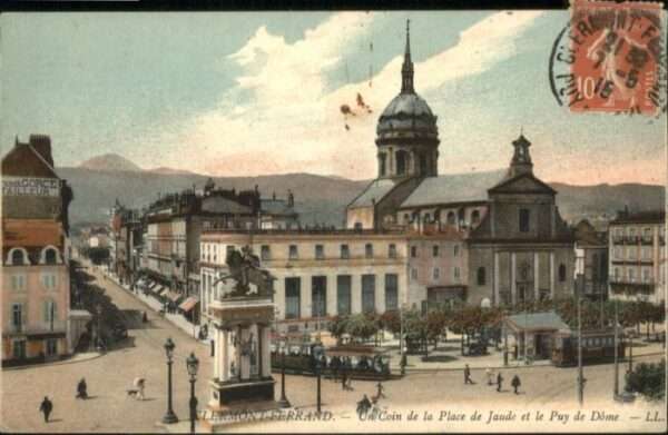 Clermont-Ferrand Strassenbahn Place Jaude Puy Dome