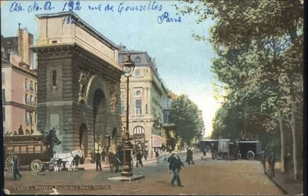 Paris Porte Boulevard Saint-Martin