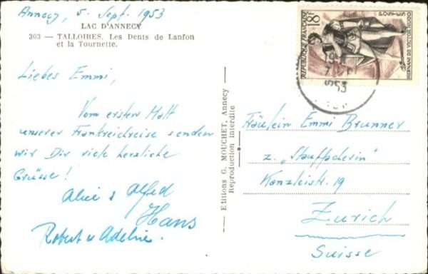 Talloires Lac Annecy Dents Lanfon Tournette – Bild 2