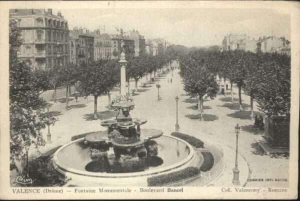 Valence 26 Valence Drome Fontaine Monumentale Boul