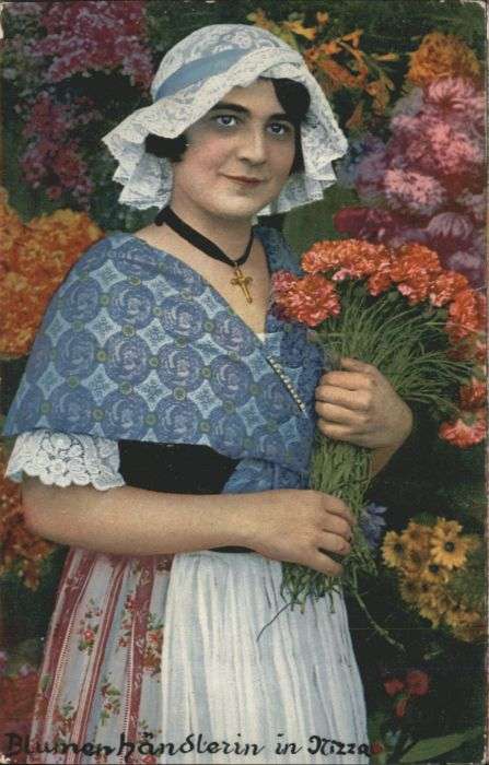 Nizza Blumenhändlerin