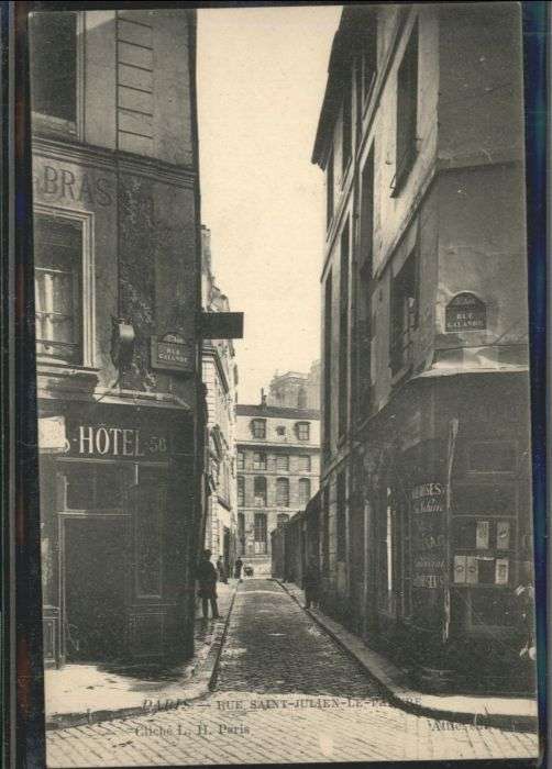 Paris Rue Saint-Julien