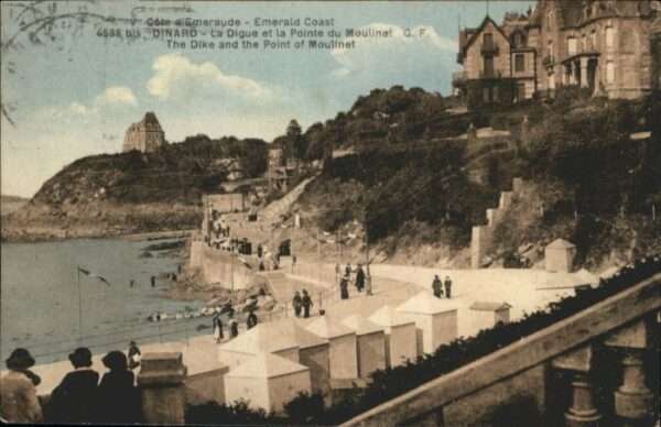 Dinard 35 Dinard la Digue la Pointe du Moulinet