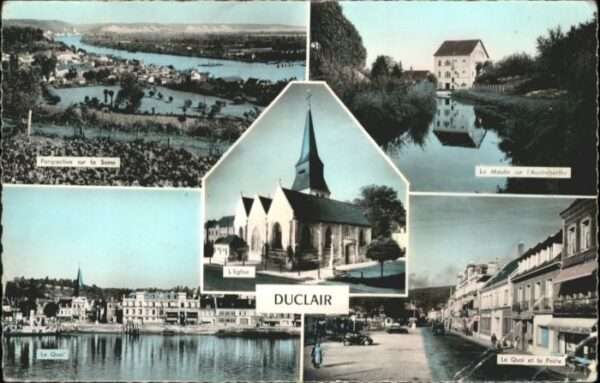 Duclair Eglise Moulin la Poste
