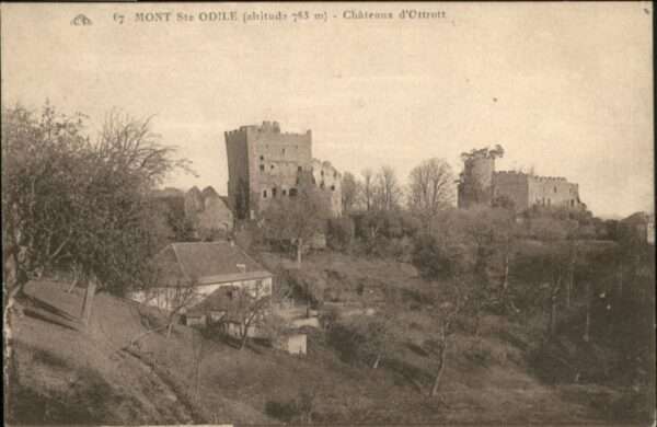 Mont-Ste-Odile Mont-Sainte-Odile  Sainte-Odile Chateaux d_Ottrott
