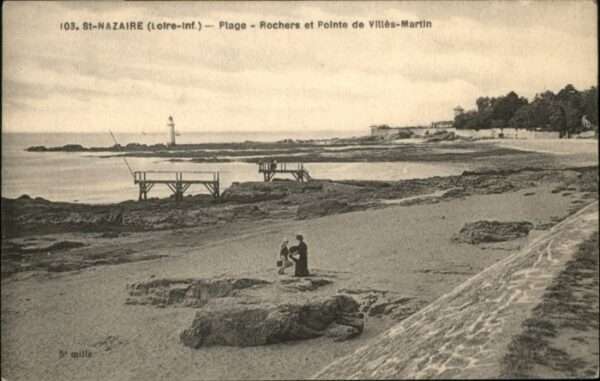 Saint-Nazaire Loire-Atlantique Saint-Nazaire Plage Rochers Pointe de V