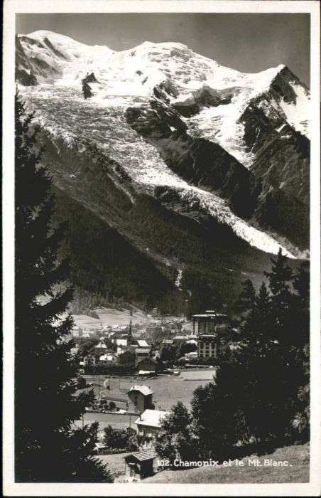 Chamonix Chamonix-Mont-Blanc le Mont Blanc