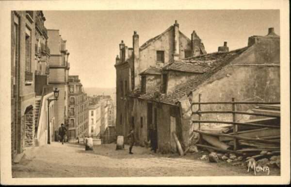 Montmartre Paris Montmartre la rue du Mont-Cenis la Mais