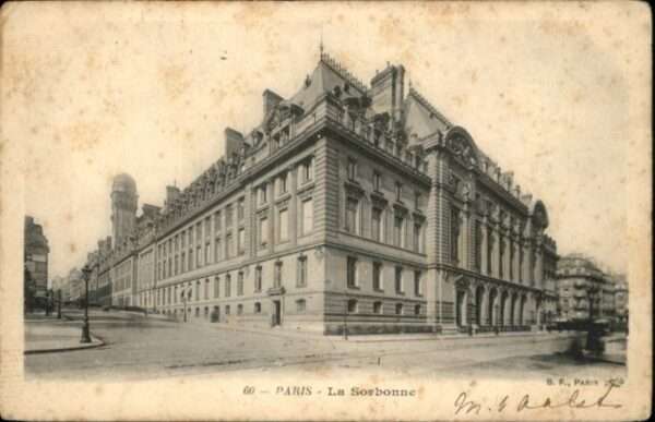 Paris la Sorbonne