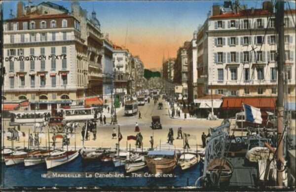 Marseille Bouches-du-Rhone Marseille la Canebiere