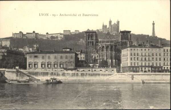 Lyon France Lyon Archeveche Fourvieres