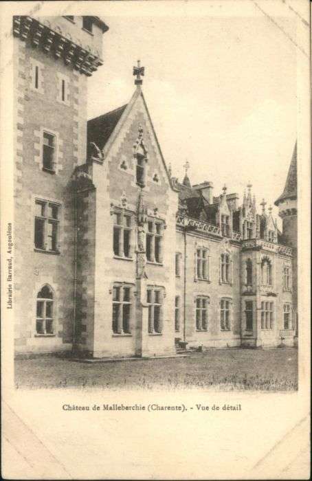 Villebois-Lavalette Malleberchie Chateau