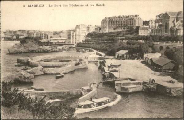 Biarritz Pyrenees Atlantiques Biarritz le Port des Pecheurs les Hotel