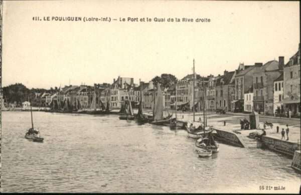 Le Pouliguen le Port le Quai de la Rive