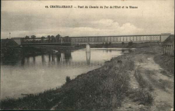 Chatellerault Pont du Chemin du Fer de l'Etat la Vien