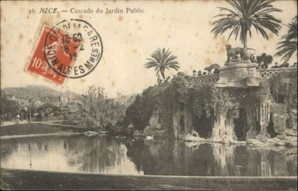 Nice Alpes Maritimes Nice Cascade du Jardin Public