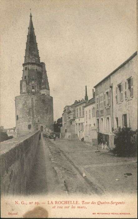 La Rochelle Charente-Maritime La_Rochelle Tour des Quatre Sergents