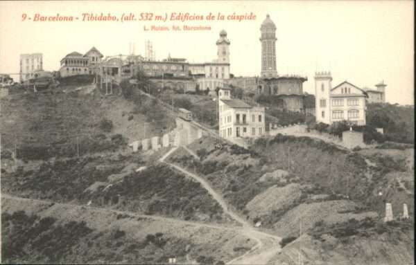 Barcelona Cataluna Barcelona Tibidabo Cuspide