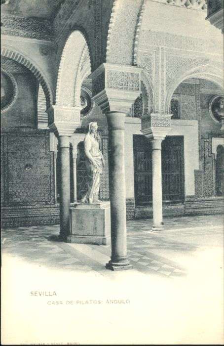 Sevilla Andalucia Sevilla Casa Pilatos Angulo
