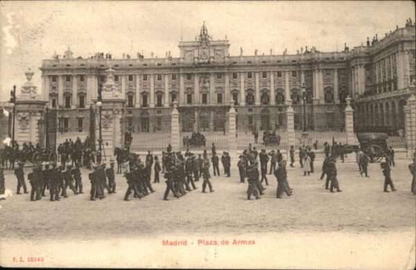 Daganzo de Arriba Madrid Plaza Armas Soldaten