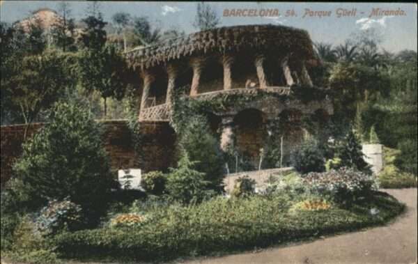 Barcelona Cataluna Barcelona Parque Güell Miranda