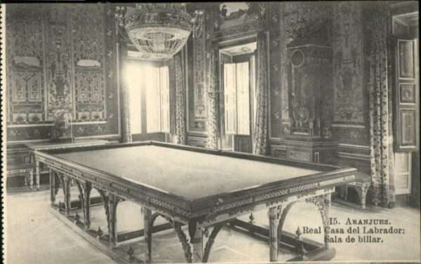 Aranjuez Real Casa Labrador Sala Billar Billiard