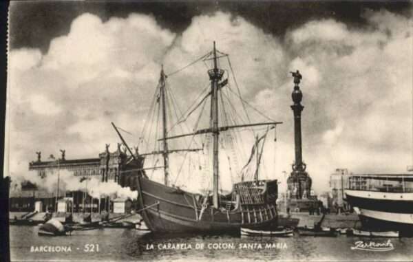 Barcelona Cataluna Barcelona Carabela Colon Santa Maria