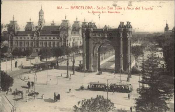 Barcelona Cataluna Barcelona Strassenbahn Salon San Juan A