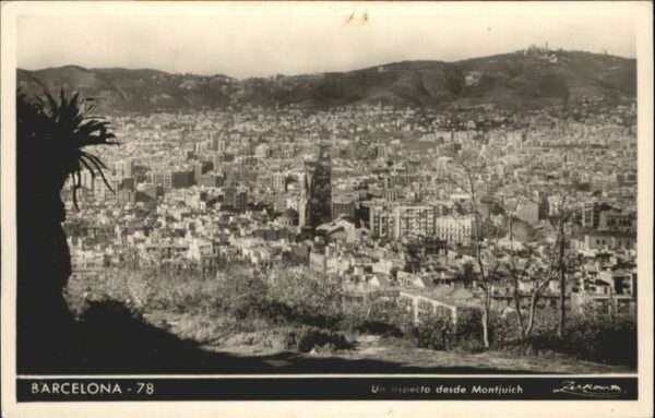 Barcelona Cataluna Barcelona Montjuich